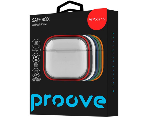Чохол Proove Safe Box Case AirPods 1/2 red 2003000246933 6901131162619