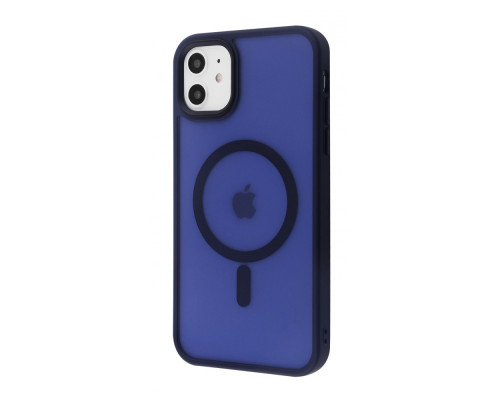 Чохол WAVE Matte Insane Case with Magnetic Ring iPhone 11 midnight blue