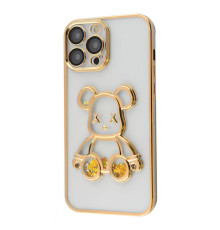 Чохол Shining Bear Case iPhone 14 Pro gold