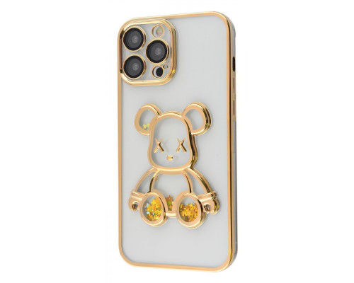 Чохол Shining Bear Case iPhone 14 Pro gold