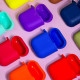 Чохол Silicone Shock-proof case for Airpods 1/2 turquoise