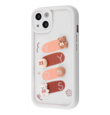 Чохол Pretty Things Case iPhone 15 white/bear