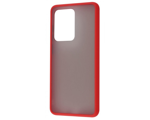 Чохол Matte Color Case (TPU) Samsung Galaxy S20 Ultra (G988B) red