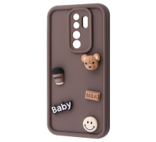 Чохол Pretty Things Case Xiaomi Redmi Note 8 Pro brown/bear