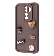 Чохол Pretty Things Case Xiaomi Redmi Note 8 Pro brown/bear