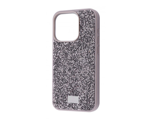 Чохол Bling World Rock Diamond (TPU) iPhone 14 Pro Max gray titanium 2001001934095