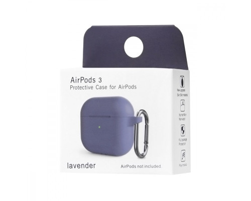 Чохол Silicone Case New for AirPods 3 Light gray