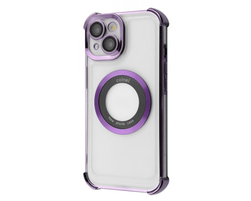Чохол Glossy Case with Magnetic Ring iPhone 13 purple