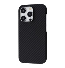 Чохол WAVE Premium Carbon Slim with Magnetic Ring iPhone 14 Pro black