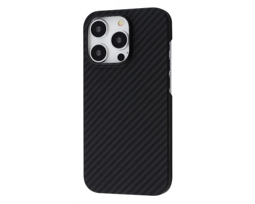 Чохол WAVE Premium Carbon Slim with Magnetic Ring iPhone 14 Pro black