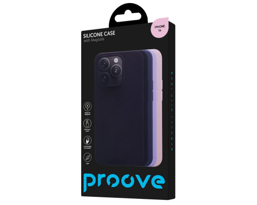 Чохол Proove Silicone Case with Magnetic Ring iPhone 14 lilac 2001001946937 6901121755784