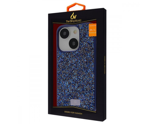 Чохол Bling World Rock Diamond (TPU) iPhone 16 Pro Max white titanium