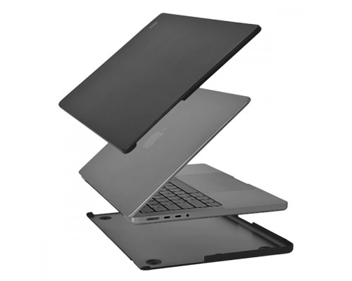 Накладка WIWU Leather Shield MacBook Pro 14,2" (A2442) brown