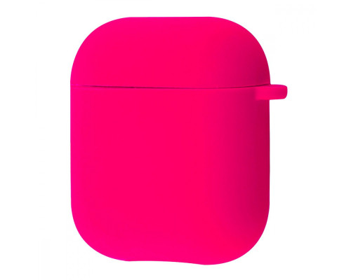Чохол Silicone Case Full for AirPods 1/2 bright pink