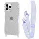 Чохол WAVE Clear Case with Strap iPhone 15 Pro Max light purple