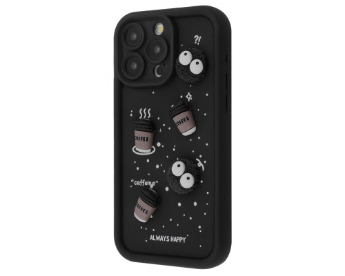 Чохол Pretty Things Case iPhone 13 Pro black/coffee
