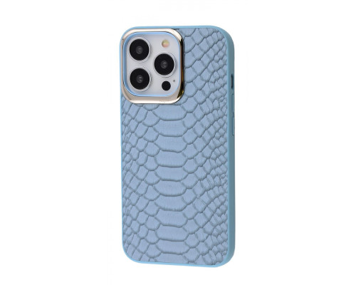Чохол Kajsa Snake Pattern iPhone 13 Pro sierra blue 2001000607228