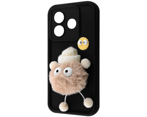 Чохол Pretty Things Case Xiaomi Redmi 13 4G/Poco M6 4G/Note 13R black/fluffy white 2003000178760
