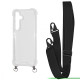 Чохол WAVE Clear Case with Strap Samsung Galaxy S24 Plus black 2001001905590
