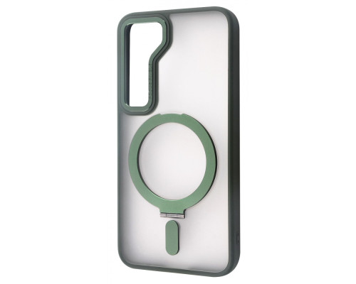 Чохол WAVE Attraction Case with Magnetic Ring Samsung Galaxy S23 Plus green