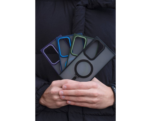 Чохол WAVE Attraction Case with Magnetic Ring Samsung Galaxy S23 Plus green