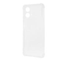 Чохол WXD Силікон 0.8 mm HQ Motorola Moto G34 clear