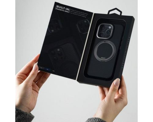 Чохол Proove Reinforce Case with Magnetic Ring iPhone 16 Pro black 2003000225143 6901126276567