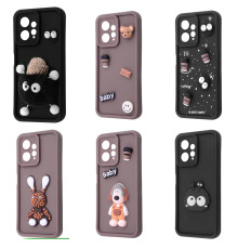 Чохол Pretty Things Case Xiaomi Redmi Note 12 4G brown/fluffy white