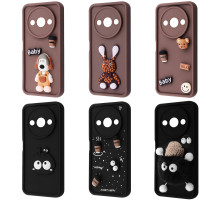 Чохол Pretty Things Case Xiaomi Redmi A3 brown/fluffy white 2003000231168