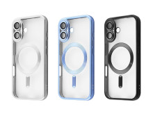 Чохол Metal Matte Case with Magnetic Ring iPhone 16 Plus midnight blue 2003000271133