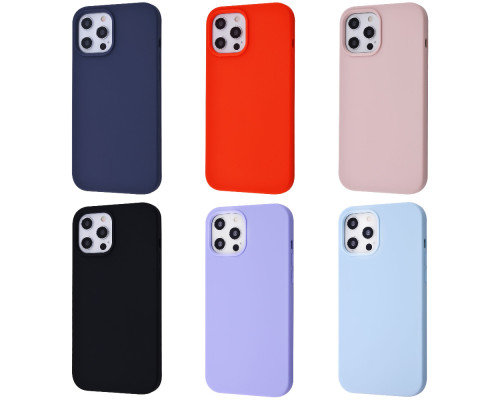 Чохол WAVE Full Silicone Cover iPhone 12 Pro Max dark bue