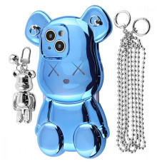 Чохол Teddy Bear Case with Strap iPhone 15 sierra blue 2001001964627
