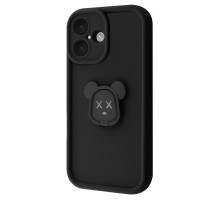 Чохол Pretty Case iPhone 16 bear/black