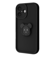 Чохол Pretty Case iPhone 16 bear/black