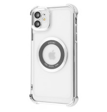 Чохол Glossy Case with Magnetic Ring iPhone 12 silver 2001001963811