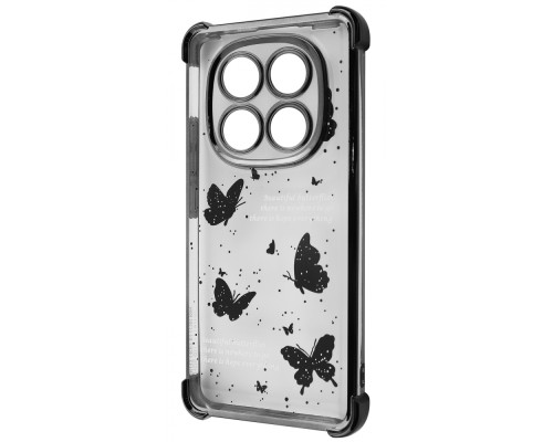 Чохол WAVE Winkie Xiaomi Redmi Note 14 Pro 4G 162.2mm black/butterfly 2003000254532