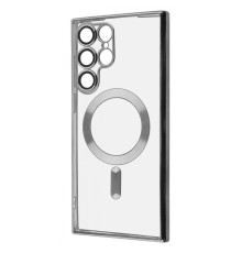 Чохол WAVE Metal Color Case with Magnetic Ring Samsung Galaxy S22 Ultra silver 2001001822866