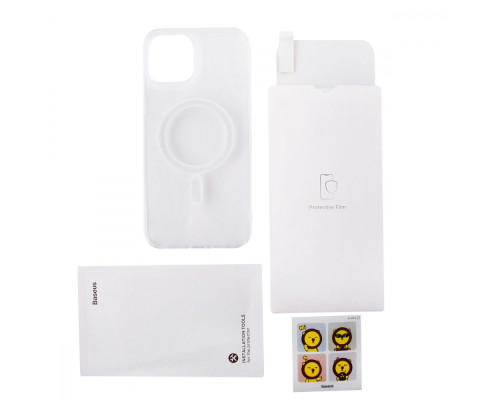 Чохол Baseus Crystal Magnetic iPhone 14 Pro transparent