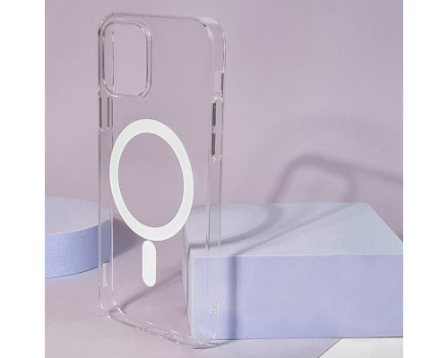Чохол Baseus Crystal Magnetic iPhone 14 Pro transparent