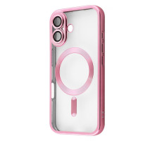 Чохол Metal Matte Case with Magnetic Ring iPhone 16 pink 2003000183726