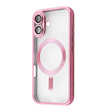 Чохол Metal Matte Case with Magnetic Ring iPhone 16 pink 2003000183726