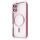 Чохол Metal Matte Case with Magnetic Ring iPhone 16 pink 2003000183726