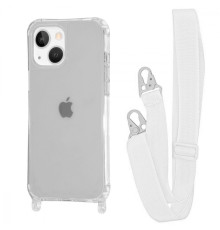 Чохол WAVE Clear Case with Strap iPhone 14 white