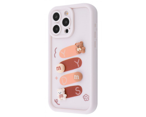 Чохол Pretty Things Case iPhone 13 Pro Max white/bear
