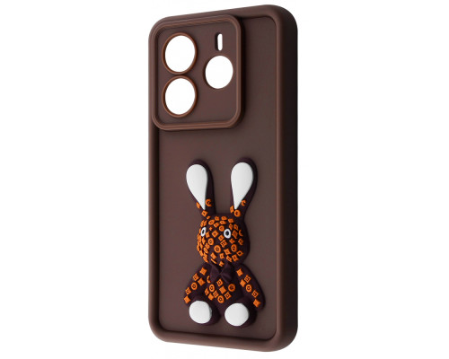 Чохол Pretty Things Case Xiaomi Redmi Note 14 Pro 4G brown/rabbit 2003000227338