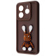 Чохол Pretty Things Case Xiaomi Redmi Note 14 Pro 4G brown/rabbit 2003000227338
