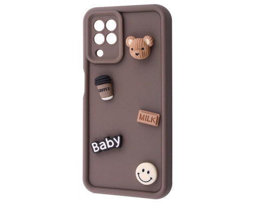 Чохол Pretty Things Case Samsung Galaxy A22/M22/M32 (A225F/M225F/M325F) brown/bear