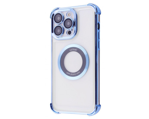 Чохол Glossy Case with Magnetic Ring iPhone 14 Pro Max sierra blue