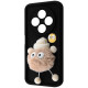 Чохол Pretty Things Case Xiaomi Redmi 14C 4G/Poco C75 4G/Redmi A4 black/fluffy white 2003000178807