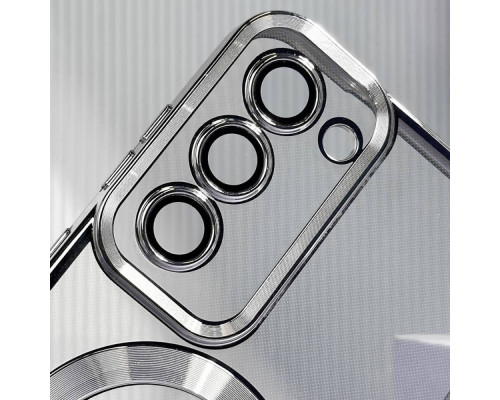 Чохол WAVE Metal Color Case with Magnetic Ring Samsung Galaxy S24 Plus silver 2001001822910